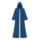 thumbnail image 5 of Túnica con capucha para Halloween, disfraz de capucha, largo completo, medieval, larga, con capucha, estilo vintage Azul S, 5 of 9