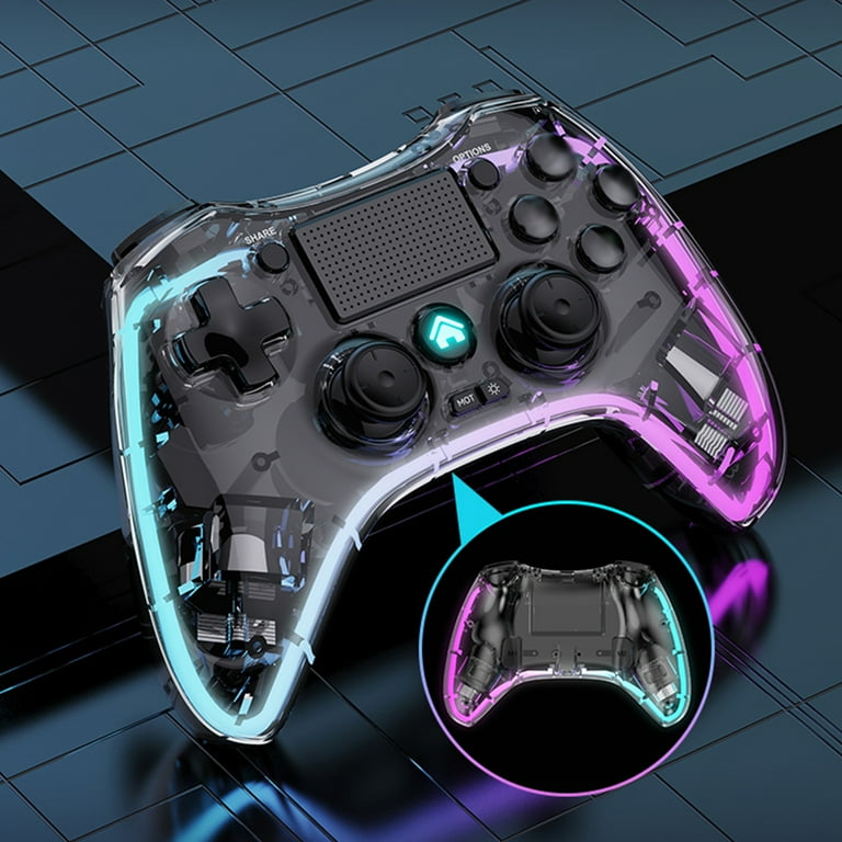 Transparent Colorful Wireless Game Controller for PS4/PS3 Transparent Colorful Wireless Game Controller for PS4/PS3