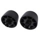 thumbnail image 2 of Pair of Black Rubber Hood Bumper Stops, Easy Installation 55395650AD, for Wrangler JK One 2007-2018_c*, 2 of 4