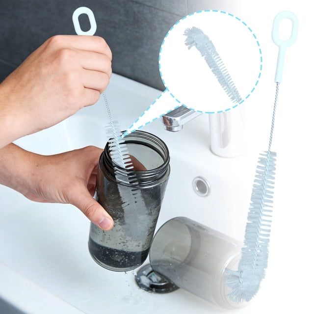 BotaniNest Bottle Cleaning Brush With Hooks Scratch Nylon Suitable For Bottles Spouts Of Teapots And Cups