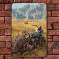 thumbnail image 3 of Placa de Metal Vintage de hierro para motocicleta, pintura Rectangular, Arte de la pared Decoración, 30x40cm, 3 of 9