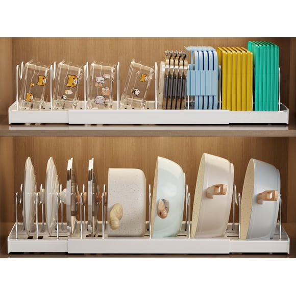 Organizador expandible Mustorn de 2 piezas para ollas y sartenes