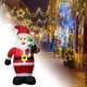 thumbnail image 3 of Papá Noel inflable CUTICAT con luces 120 cm Decoración de Navidad, 3 of 8