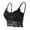 Black, variant on Lace Bra Women's Strapless Bandeau Wireless Padded Tube Top Underwear Exposure