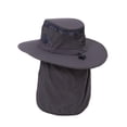 thumbnail image 5 of Mens UPF 50+ Sun Protection Cap Wide Brim Fishing Hat with Neck Flap, 5 of 9