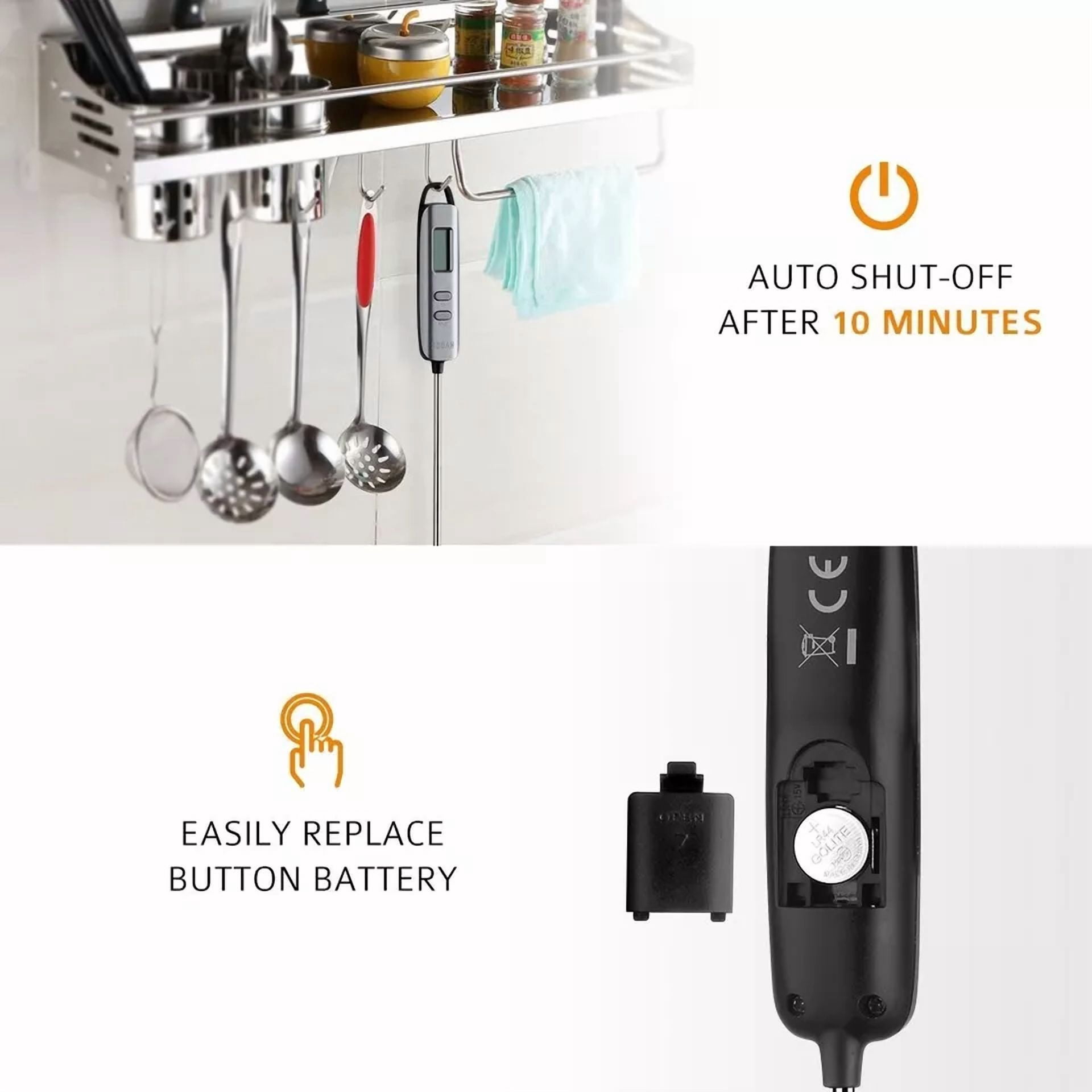 CIRCLE- Habor Meat Cooking Digital Thermometer For Kitchen Grill Bbq Food Steak Turkey