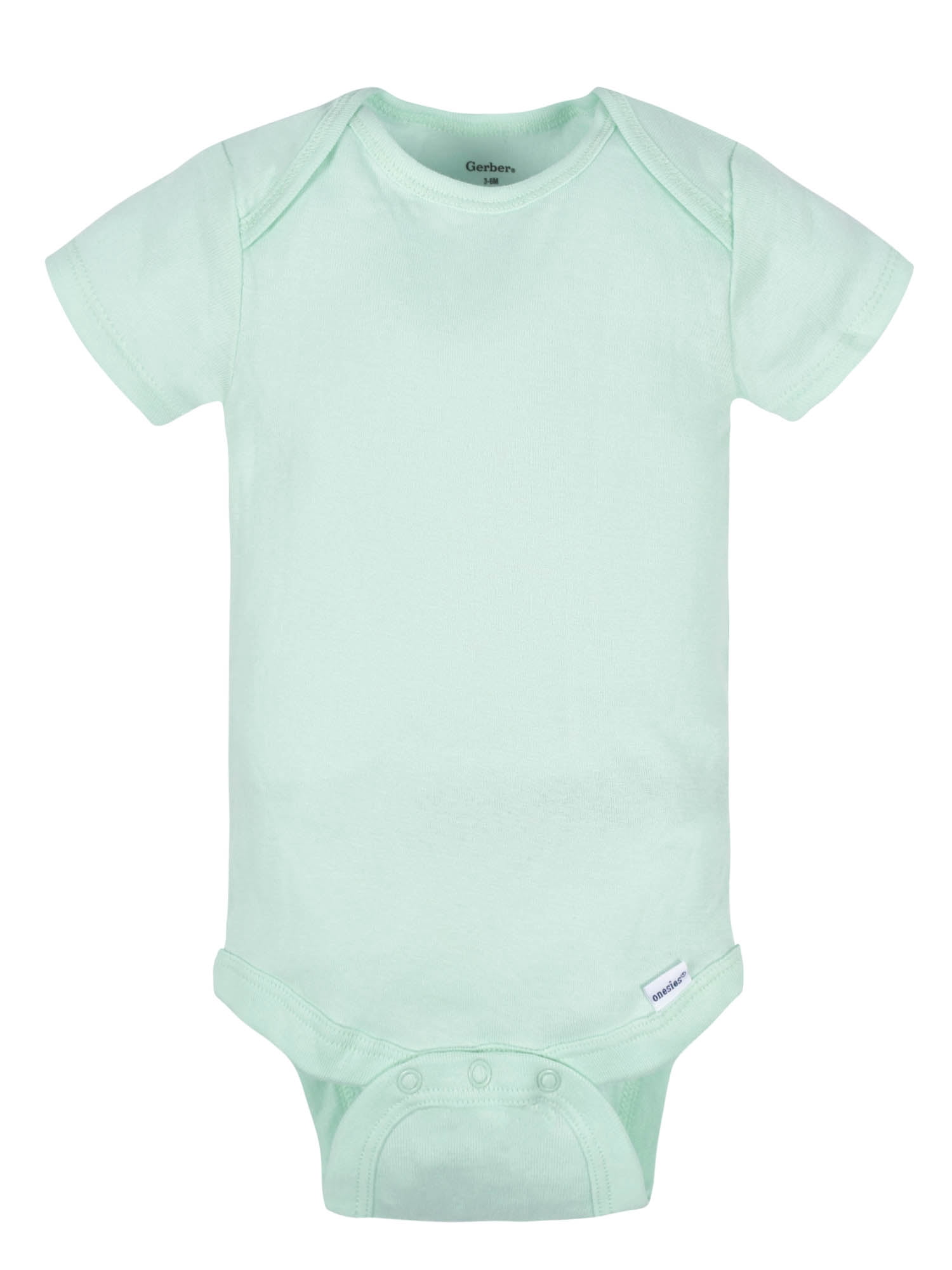 Gerber Baby Boy or Girl Gender Neutral Short Sleeves Onesies Bodysuits, 8-Pack, Sizes Newborn -12M