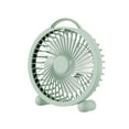 thumbnail image 4 of Ventilador de escritorio de USB Multifunción Multifunción Fácil de colgar Gadget Refriamiento de aire Portable para dormitorio de viaje de viaje de Verde, 4 of 8