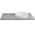 thumbnail image 3 of Bellaterra Home 430003-43R-GYRD 43 in. Granite Countertop & Single Round Right Sink, Gray, 3 of 3