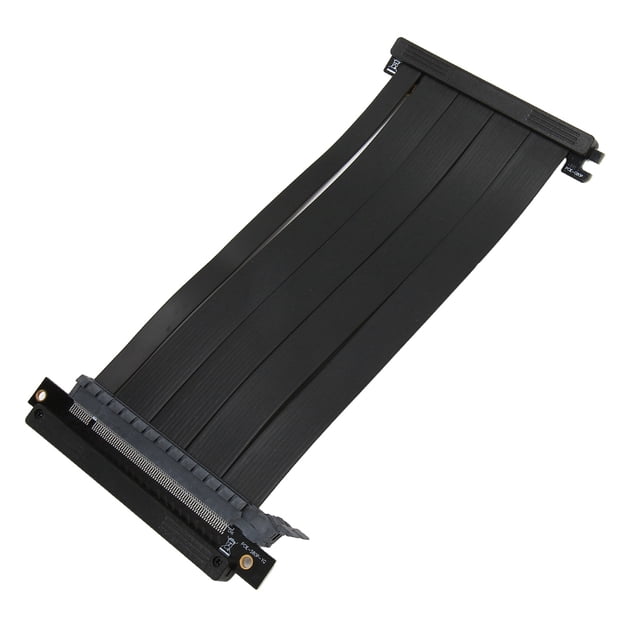 Cable De Extensión De Tarjeta Gráfica Inversa Dual, Cable Elevador Ultra PCIE 4.0 X16 Sin EMI, Ultraflexible, De Alta Velocidad, Plegable Para PC