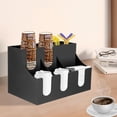 thumbnail image 3 of Coffee Bar Organizer for Countertop, Acrylic Coffee Station Organizer Condiment Organizer Coffee Cup Syrup Pod Holder, Coffee Bar Organizer for Home Office Cafe, 3 of 9