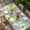 MediumPurple White LightGreen, variant on Blue Purple Floral Table Cloths for 8 Foot Rectangle Tables, Spring Hydrangea Flower Truck Pink Plaid Patio Waterproof Elastic Fitted Tablecloths, Washable Rectangular Table Cover for Camping