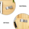 thumbnail image 4 of 3 protectores de dedos de acero inoxidable para cortar alimentos. Protectores de dedos para utensilios de cocina., 4 of 7