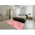 thumbnail image 4 of Ahgly Company Indoor Rectangle Patterned Pastel Pink Area Rugs, 8' x 10', 4 of 6