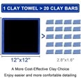 thumbnail image 6 of OFEFE 2 Pack Car Clay Towel, Synthetic Clay Bar Towel Auto Detailing, Fine Grade Microfiber Car Chamois Towel, DIY Cheap Clay Pad, Decontamination Towel for Car, 6 of 7