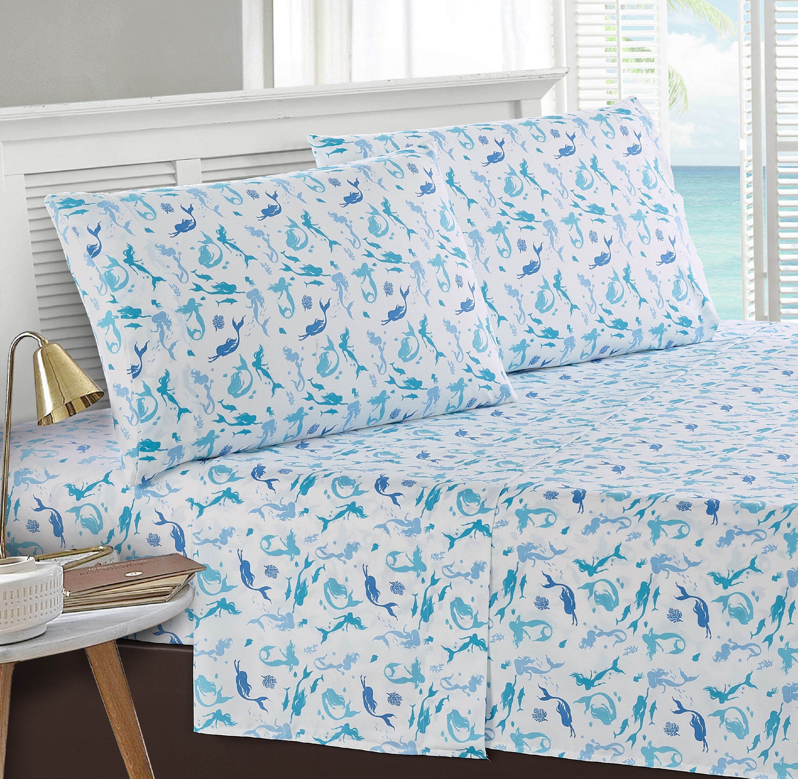 Mermaid Dance 4-piece Sheet Set King