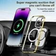 thumbnail image 4 of Case for Samsung Galaxy Note 20 Ultra Case Magnetic Clear Phone Case with MagSafe Wireless Charging Dustproof Camera Lens Protector Shockproof Cover for Samsung Galaxy Note 20 Ultra Gold CX, 4 of 8