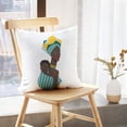 thumbnail image 5 of LALILO Throw Pillow Covers African Woman With Child African Baby Mother Cushion Cover 18" x 18", 2 Pack, 5 of 6