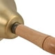 thumbnail image 5 of Campana de percusión Campana de mano de latón en voz alta Llaves de campanas de campana con timbre de madera con manija de madera para la decoración del Festival de la boda Línea de alimentos Alarma H TOMSHOO Campana de percusión, 5 of 6