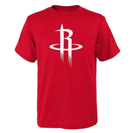 Youth Outerstuff Red Houston Rockets Primary Logo T-Shirt