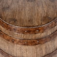 thumbnail image 3 of Butler Specialty Mountain Lodge Round Barrel Table In Praline, 3 of 7