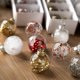 thumbnail image 4 of Juego de 6 bolas navideñas transparentes con lentejuelas de estrella, bolas de cristal para colgar en el árbol de Navidad, decoración para fiestas en el hogar y Año Nuevo, 4 of 5