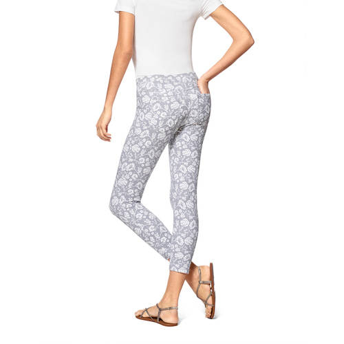 No Nonsense Nn Printed Denim Capri - Walmart.com