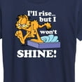 thumbnail image 3 of Garfield - Rise But Won't Shine - Women's Short Sleeve Graphic T-Shirt, 3 of 5