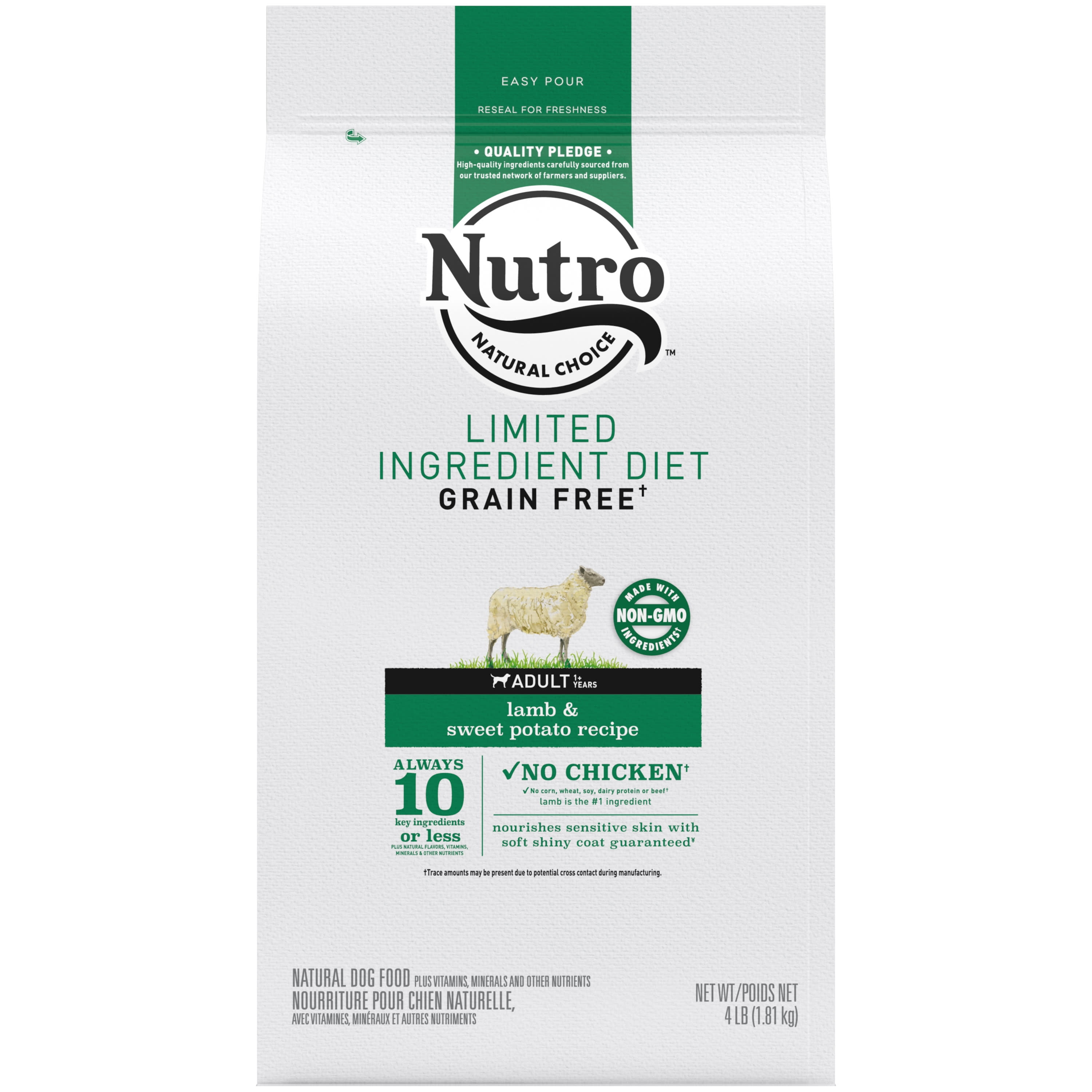 Nutro limited ingredient lamb and sweet 2025 potato small bites