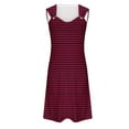 thumbnail image 4 of Dresses for Women 2024 Plus Size Comfort Solid Color Pocket Sleeveless V-Neck Dress, 4 of 5