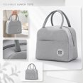 thumbnail image 4 of Insulated Lunch Bag for Men & Women - Leakproof Lunch Box for Cooling/Warming, Portable & Small Lunch Bag for Work, Picnic, Travel, 4 of 6