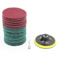 Drill Buffing Attachment Couples Ring Set Hard Water Pumice Stone 6ft
