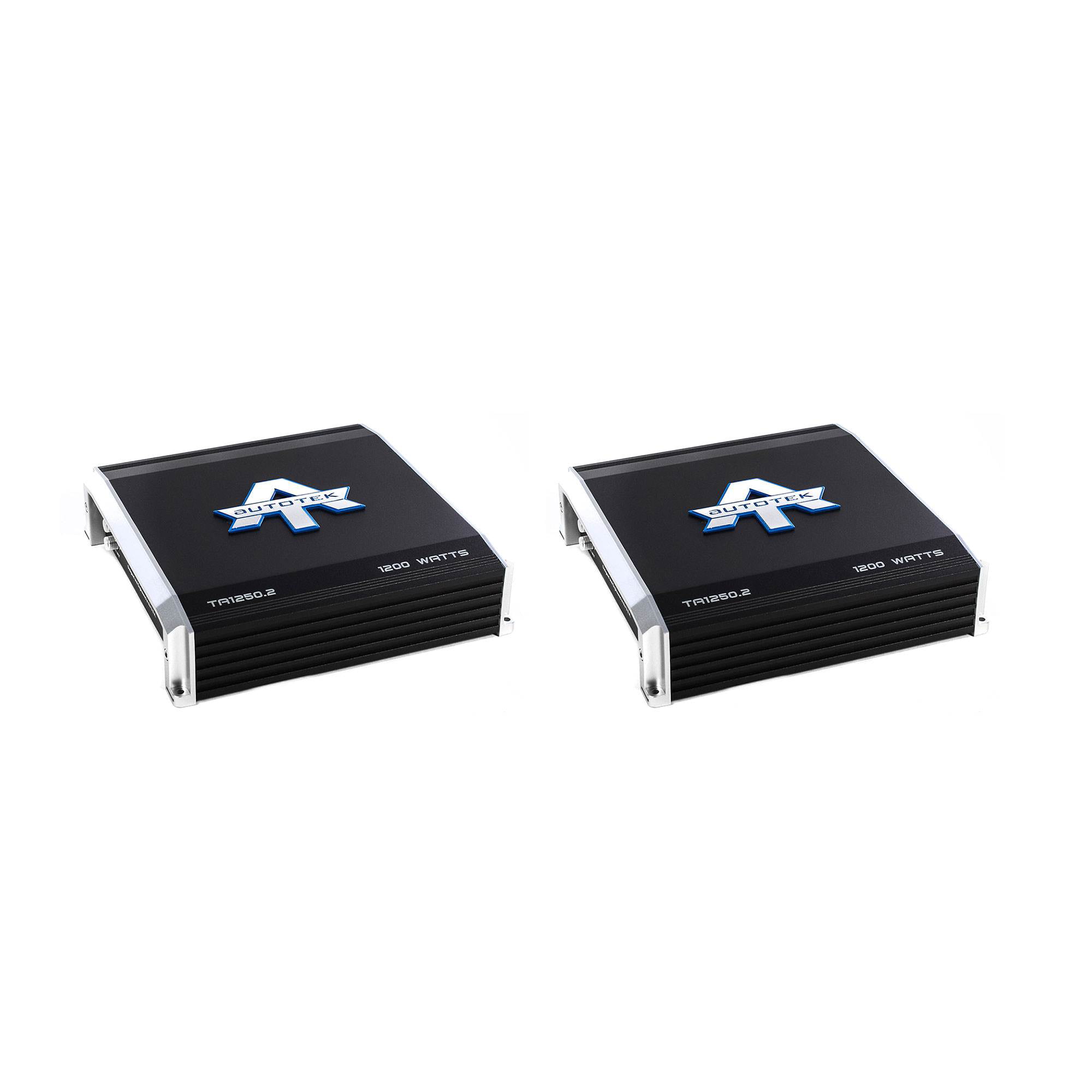 Autotek 1200 Watt 2 Channel Amplifier Car Audio Stereo Class A/B Power Amp 