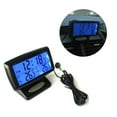 thumbnail image 3 of HEVIRGO Car Vehicle LED Digital LCD Thermometer Clock Temperature Meter with Backlight, 3 of 7