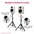 thumbnail image 3 of Soporte de altavoz Monitor de estudio altavoz trípode soporte telescópico resistente, 3 of 8