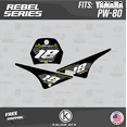 thumbnail image 2 of Kalair GFX Graphics Kit for Yamaha PW80 (1990-2008) Rebel Series, 2 of 5