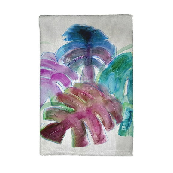 Betsy Drake KT1148 Monstera Leaves Kitchen Towel