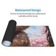 thumbnail image 3 of Rocae Romantic Floral Bear for Gaming Mouse Pad, Mouse Pad Large, Office Computer Keyboard Mousepad, Keyboard and Mouse Pad with Stitched Edges,31.5 x 11.8 in, 3 of 5