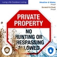 thumbnail image 5 of Private Property Sign, No Hunting or Trespassing Sign,, 5 of 8