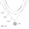 thumbnail image 4 of Collar bohemio con colgante de disco multicapa para mujer, Gargantilla con cuentas de Metal, cadena de eslabones de serpiente, joyería, 4 of 4
