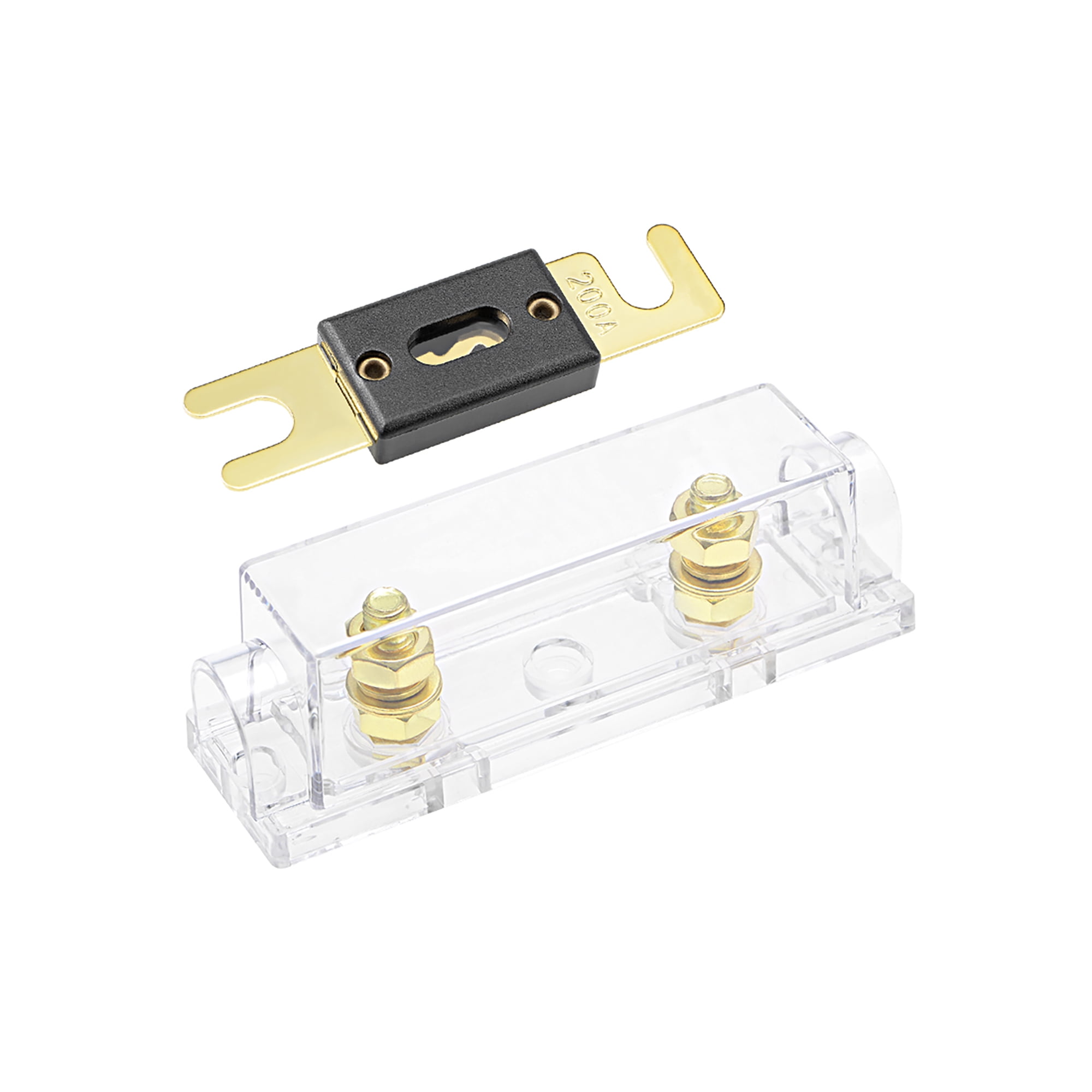 Buy Uxcell 200A 32 Volt ANL Fuse Holder with Fuse DC and Clear