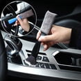 thumbnail image 4 of 10uds. Cepillo de coche 2 en 1, cerdas suaves para rejillas de ventilación del coche, pantalla del salpicadero, azul, 4 of 5