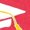 Red, variant on Inktastic Congrats My Uncle Graduated with Cap Boys or Girls Baby T-Shirt