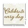 thumbnail image 3 of Celebrate Every Day Soft Sage Dots 12 x 12 Glass Wall Hanging Sign, 3 of 4