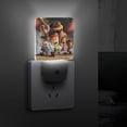 thumbnail image 4 of Max y los Caballeros de la Noche Luz nocturna LED con sensor de anochecer a amanecer para dormitorio, baño, pasillo, escaleras - Lámpara LED nocturna de enchufe, 0.5W - 1 pieza, 4 of 6