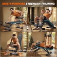thumbnail image 3 of MERACH 990LBS Adjustable Weight Bench with Leg Extension, Foldable Workout Bench for Home Gym, 3 of 8