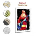 thumbnail image 2 of Christmas Music Santa Claus Guitar Posters Art Print Wall Photo Paint Poster Hanging Picture Family Bedroom Decor Gift 12x18inch(30x45cm), 2 of 6
