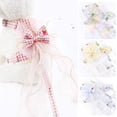thumbnail image 5 of Dog Harness Set - Bow Tie Design - Soft Texture - Adjustable - Quick Release Dog Harness Vest - Walking Leash, 5 of 8