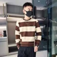 thumbnail image 2 of Tendencias de moda de rayas de primavera 2024 Sudaderas Estéticas Camisetas de otoño coreanas para hombres Ropa de manga larga Suéteres de hombre normales, 2 of 4