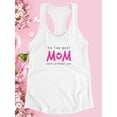 thumbnail image 3 of To The Best Mom Bold Pink   Racerback Tank Women -Image by Shutterstock, Female XX-Large, 3 of 4